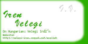 iren velegi business card